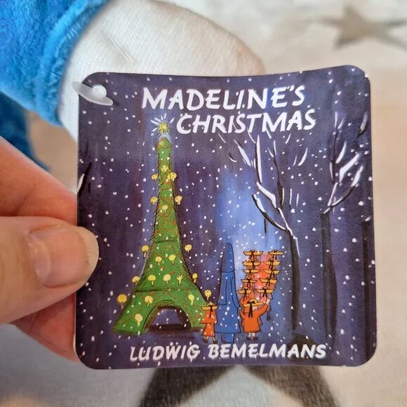 Kohls Cares Madeline Plush 12" Stuffed Doll Toy in Blue Dress & Yellow Hat - Picture 4 of 9